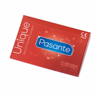 3 stk. Pasante Unique latexfri kondomer