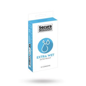 12 stk. Secura - Extra Wet kondomer