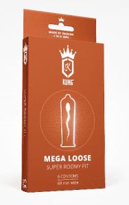 KUNG Mega Loose kondomer - 6 stk. ske