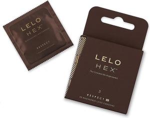 3 stk. LELO HEX Respect XL Kondomer