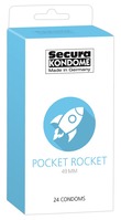 24 stk. Secura - Pocket Rocket Kondomer
