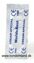 1 stk. WORLDS BEST Kontakt Cream-special kondom