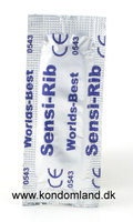 1 stk. WORLDS BEST Sensi-Rib kondom